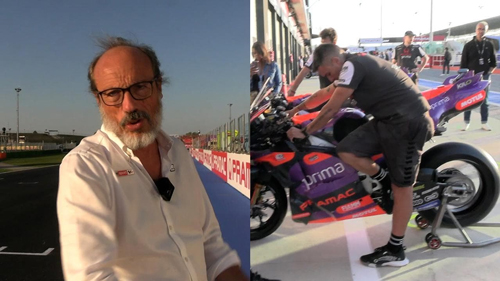 copertina MotoGp, nel paddock con Guido Meda